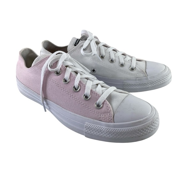 Converse Women’s AllStar Custom Color Pink & White Low-Top Sneakers Sz 10 - Picture 1 of 15